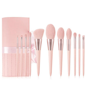 7 pc makeup brush set